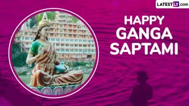 Ganga Saptami 2025 Images & Ganga Jayanti HD Wallpapers for Free Download Online: Share WhatsApp Messages, Quotes and Greetings With Family and Friends